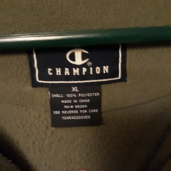 Champion XL Olive Green Sweatshirt - Picture 5 of 7